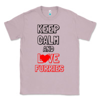 Lilac Keep Calm And Love Furries Classic Tee - Bettercallsaul