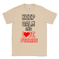 Mushroom Keep Calm And Love Furries Classic Tee - Bettercallsaul