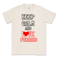 Natural Keep Calm And Love Furries Classic Tee - Bettercallsaul