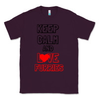 Keep Calm And Love Furries Classic Tee | Teevron