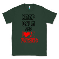 Sports Green Keep Calm And Love Furries Classic Tee - Bettercallsaul