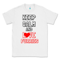White Keep Calm And Love Furries Classic Tee - Bettercallsaul