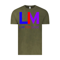 Vintage Olive lim college Vintage Tee - linhVisuals