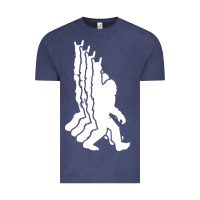 Vintage Denim retro bigfoot funny sasquatch and peace Vintage Tee - linhVisuals