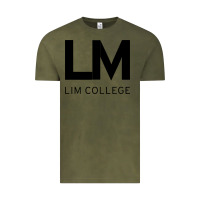 Vintage Olive lim college Vintage Tee - linhVisuals