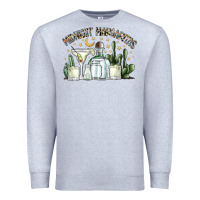 Heather Grey midnight margaritas Premium Sweatshirt - SublimationCraftShop