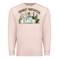Pale Pink midnight margaritas Premium Sweatshirt - SublimationCraftShop