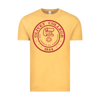 Vintage Mustard olivet college vectorized Vintage Tee - linhVisuals