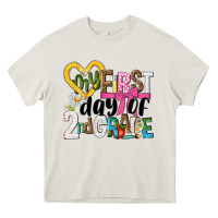 Cream my first day of 2nd grade Heavy Core Tee - NancyCooperArtShop