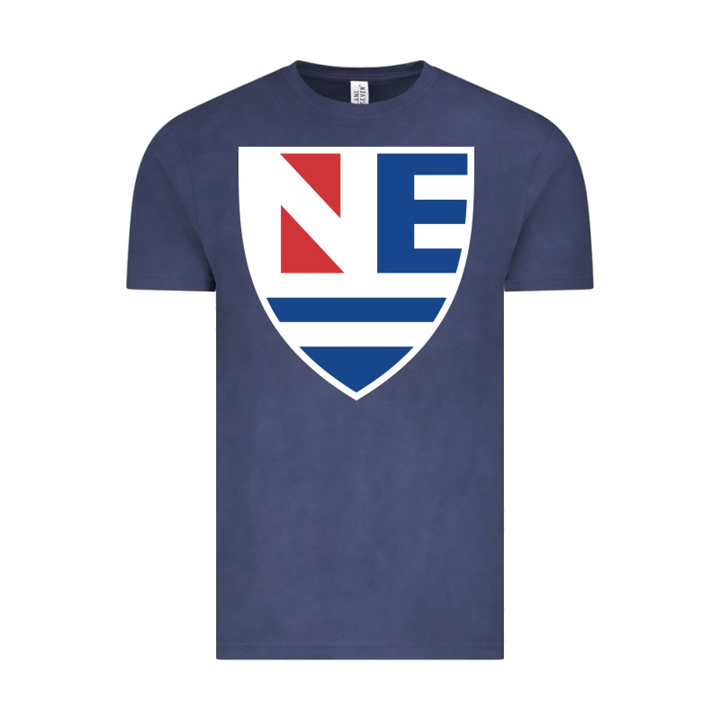 New England College Shield Vectorized Vintage Tee by linhVisuals | Teevron
