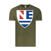 Vintage Olive new england college shield vectorized Vintage Tee - linhVisuals