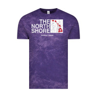 Cloud Purple hawaii islands north shore haleiwa vintage style t shirt Vintage Tee - linhVisuals