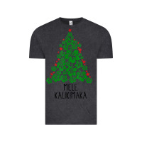 Hawaiian Christmas Tree Mele Kalikimaka Hawaii Tropical T Shirt Vintage Tee | Teevron