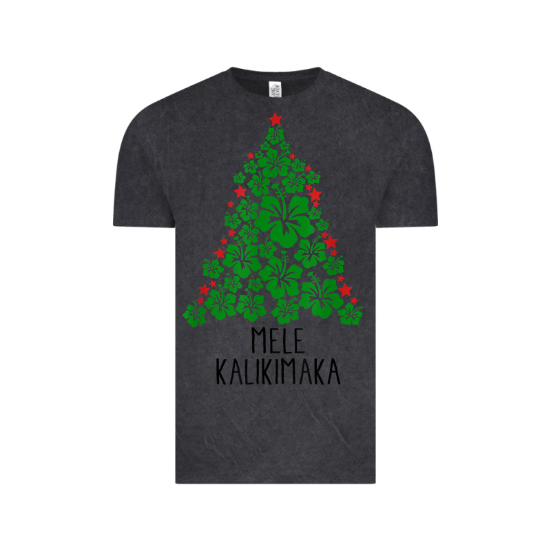 Hawaiian Christmas Tree Mele Kalikimaka Hawaii Tropical T Shirt Vintage Tee by linhVisuals | Teevron