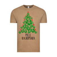 Vintage Coffee hawaiian christmas tree mele kalikimaka hawaii tropical t shirt Vintage Tee - linhVisuals