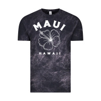 Cloud Black hawaii flower for women hibiscus maui hawaii t shirt Vintage Tee - linhVisuals