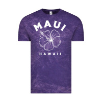 Cloud Purple hawaii flower for women hibiscus maui hawaii t shirt Vintage Tee - linhVisuals