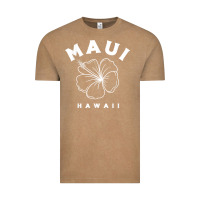 Vintage Coffee hawaii flower for women hibiscus maui hawaii t shirt Vintage Tee - linhVisuals