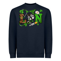 Navy St. Patrick's Day LPN Heavyweight Sweatshirt - OliviaCreatesArt