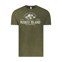 Vintage Olive marco island fl florida's last paradise paradise coast raglan baseball Vintage Tee - linhVisuals