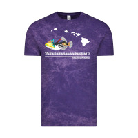 Cloud Purple humuhumunukunukuapua'a hawaii state fish t shirt Vintage Tee - linhVisuals