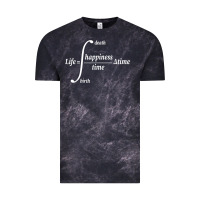 Cloud Black math teacher integral of life happiness time geeky math Vintage Tee - linhVisuals