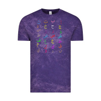 Cloud Purple funny teachers, 28 arabic alphabet arabian letters birthday Vintage Tee - linhVisuals