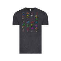 Vintage Black funny teachers, 28 arabic alphabet arabian letters birthday Vintage Tee - linhVisuals