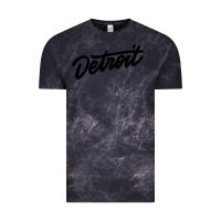 Cloud Black DETROIT Vintage Tee - linhVisuals