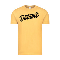 Vintage Mustard DETROIT Vintage Tee - linhVisuals