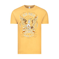 Vintage Mustard kid rock 7 Vintage Tee - linhVisuals
