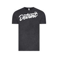 Vintage Black DETROIT Vintage Tee - linhVisuals