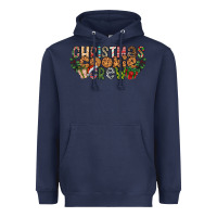 Navy christmas cookie crew Heavyweight Hoodie - CowhideDigitalArt