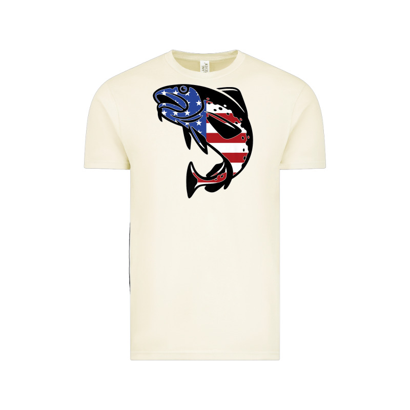 American Cod Fish Design Fishing Lover Fisherman Usa Premium Vintage Tee by linhVisuals | Teevron