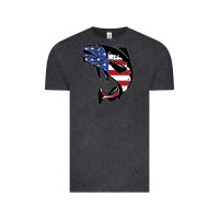 Vintage Black american cod fish design fishing lover fisherman usa premium Vintage Tee - linhVisuals