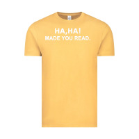 Vintage Mustard april fools day for teacher ha ha made you read premium Vintage Tee - linhVisuals