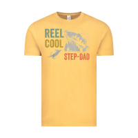Vintage Mustard mens reel cool step dad fishing funny fathers day Vintage Tee - linhVisuals