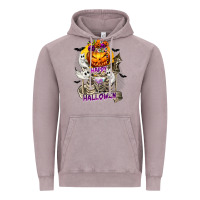 Vintage Zinc Happy Halloween with Skeleton Vintage Hoodie - texasbilliewilder