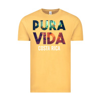 Vintage Mustard costa rica pura vida toucan tropical surf beach vibes tank top Vintage Tee - linhVisuals