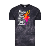 Ballet Dancer Keep Head High Toes Pointed Ballerina Teacher Vintage Tee | Teevron