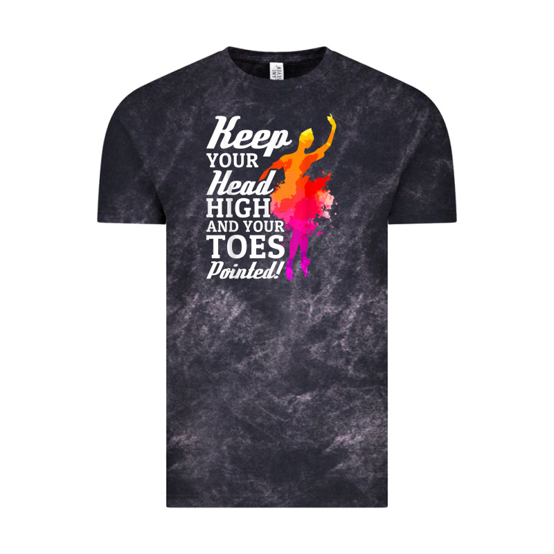 Ballet Dancer Keep Head High Toes Pointed Ballerina Teacher Vintage Tee by linhVisuals | Teevron