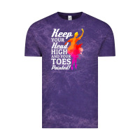Cloud Purple ballet dancer keep head high toes pointed ballerina teacher Vintage Tee - linhVisuals