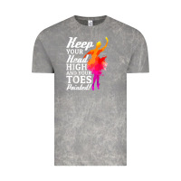 Cloud Rock ballet dancer keep head high toes pointed ballerina teacher Vintage Tee - linhVisuals
