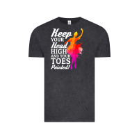 Vintage Black ballet dancer keep head high toes pointed ballerina teacher Vintage Tee - linhVisuals