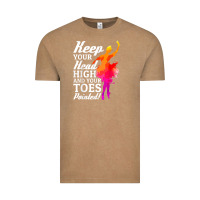 Vintage Coffee ballet dancer keep head high toes pointed ballerina teacher Vintage Tee - linhVisuals