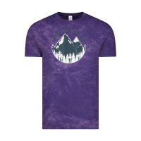 Cloud Purple bainbridge island wa mountains hiking climbing camping Vintage Tee - linhVisuals