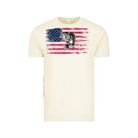 Vintage Arctic bass fishing distressed american flag essential Vintage Tee - linhVisuals