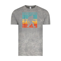 Cloud Rock bassquatch! funny bigfoot fishing outdoor retro Vintage Tee - linhVisuals