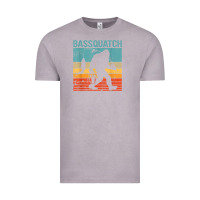Vintage Zinc bassquatch! funny bigfoot fishing outdoor retro Vintage Tee - linhVisuals
