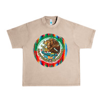 French Oak Mexico Coat of Arms Urban Heavy Tee - texasbilliewilder